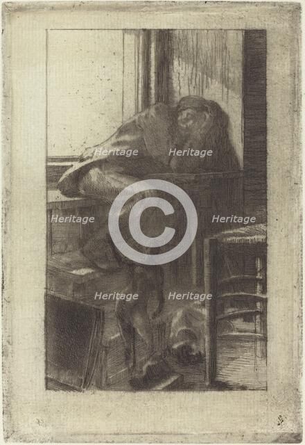 The Roman Studio (L'Atelier de Rome), 1885. Creator: Paul Albert Besnard.