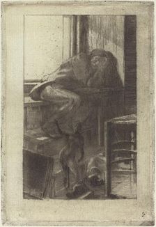 The Roman Studio (L'Atelier de Rome), 1885. Creator: Paul Albert Besnard