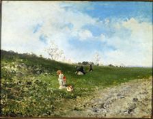 The Roman Spring 19th century. Creator: Galofré Ximenis, Baldomero (1846 - 1902)
