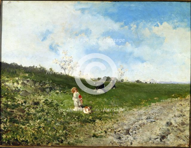 'The Roman Spring', 19th century. Creator: Galofré Ximenis, Baldomero (1846 - 1902).