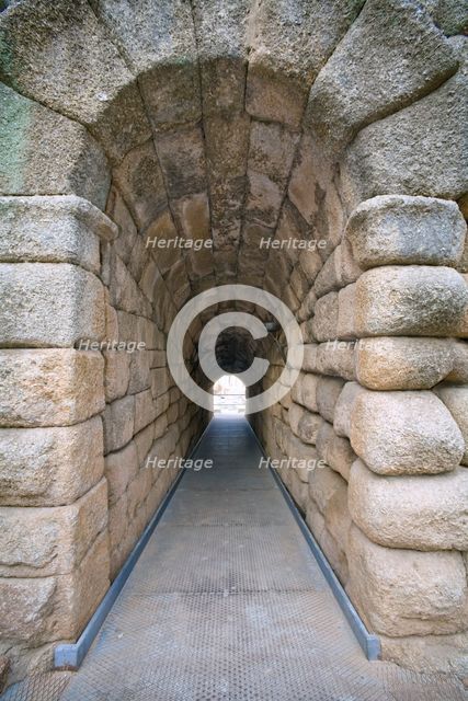 The Roman theatre in Merida, Spain, 2007 Creator: Samuel Magal.