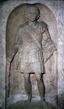 The Roman tombstone of Marcus Favonius Facilis, 1st century BC