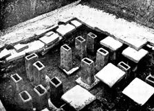 The Roman Villa recently discovered at Darenth, Kent: hypocaust constructed with flue-tiles, 1895. Creator: Ernest Christopher Youens