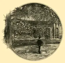 The Roman Wall at Dorchester 1898. Creator: Unknown