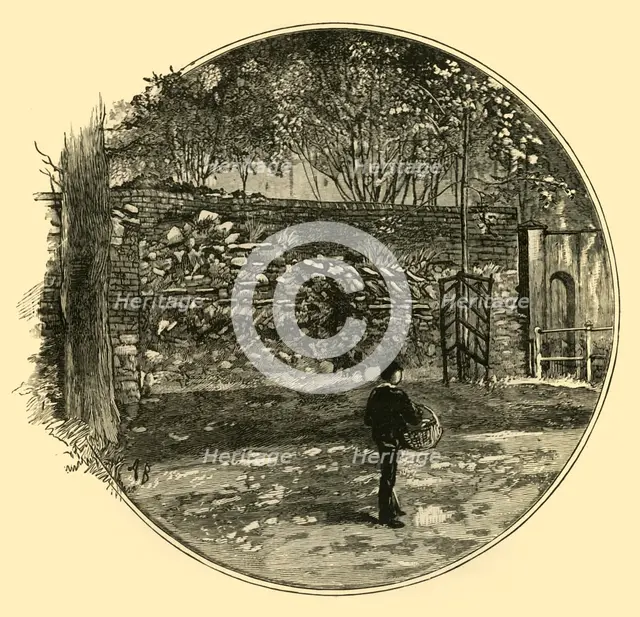 'The Roman Wall at Dorchester', 1898. Creator: Unknown.