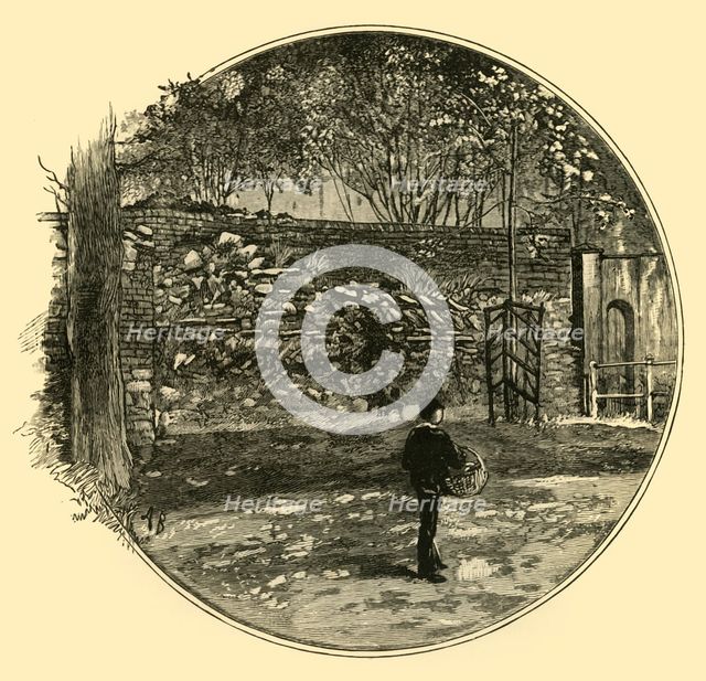 'The Roman Wall at Dorchester', 1898. Creator: Unknown.