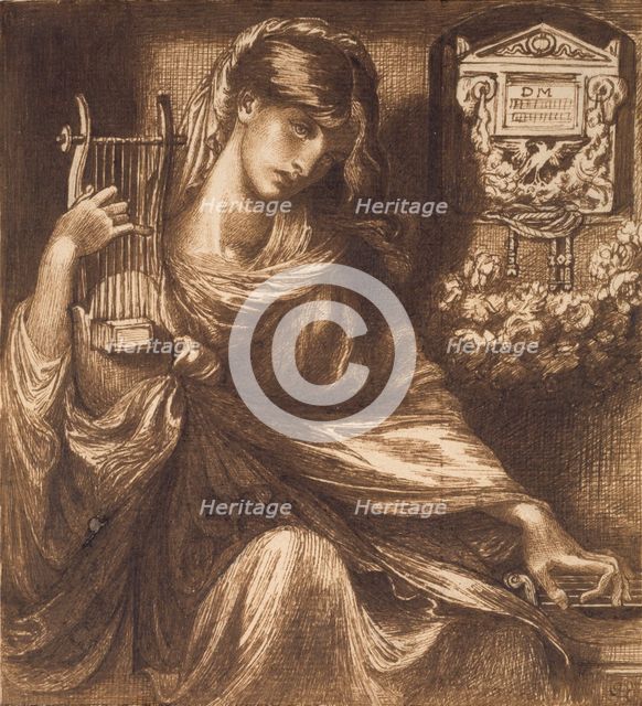 The Roman Widow, c1870s. Artist: Dante Gabriel Rossetti.