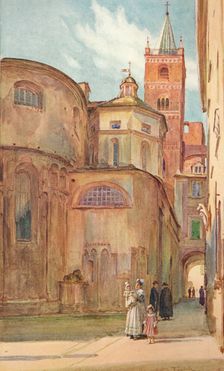 The Romanesque Church at Albenga c1910, (1912). Artist: Walter Frederick Roofe Tyndale