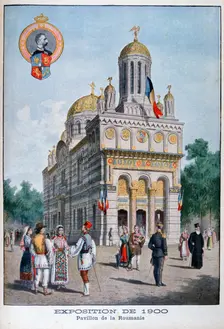 The Romanian pavilion at the Universal Exhibition of 1900, Paris, 1900