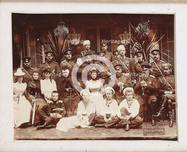 The Romanovs: The Family of the Emperor Alexander III , c. 1890. Creator: Photo studio De Jongh frères, Neuilly-sur-Seine  .