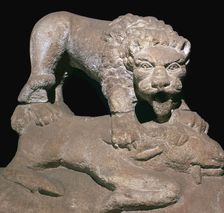 The `Romano-British Corbridge Lion, 2nd century
