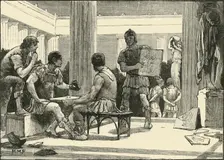 The Romans at Corinth 1890. Creator: Unknown