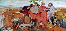The Romans building a Fort at Mancenion, A.D. 80, 1879 - 1890. Creator: Ford Madox Brown