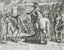 The Romans Burning the Dutch Countryside, Publshed 1612. Creator: Antonio Tempesta