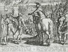 The Romans Burning the Dutch Countryside, Publshed 1612. Creator: Antonio Tempesta