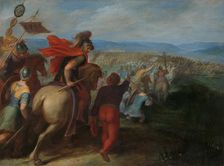 The Romans nearly Overpower the Army of Julius Civilis through the Treachery of a Batavian,1600-1613 Creator: Otto Van Veen
