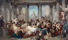 The Romans of the Decadence 1847. Artist: Thomas Couture