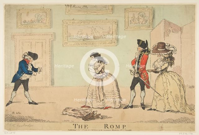 The Romp, January 3, 1786. Creator: R Rushworth.