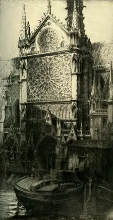 The Rose Window 1908. Creator: Unknown