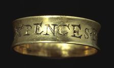 The Rose Theatre finger-ring, from London