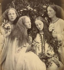 The Rosebud Garden of Girls, 1868. Creator: Julia Margaret Cameron
