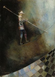 The Rope-Dancer, 1944. Creator: Ole Kandelin