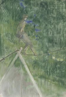 The Rope Dancer, late 19th century. Creator: Henri de Toulouse-Lautrec