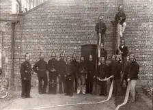The Rowntree Fire Brigade, York, Yorkshire, 1896