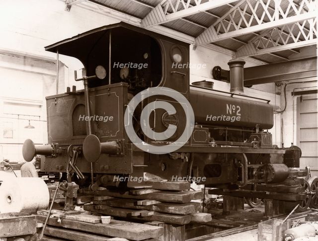 The Rowntree steam locomotive, York, Yorkshire, 1958. Artist: Unknown