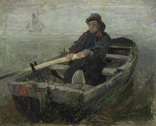The Rower, 1883. Creator: James Ensor