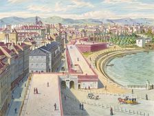 The Rotenturm Gate in Vienna, before 1858. Creator: Franz Gerasch