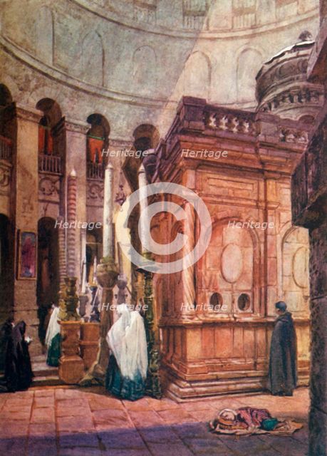 'The Rotunda and Chapel of the Holy Sepulchre', 1902. Creator: John Fulleylove.