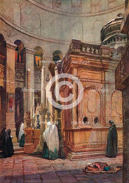 'The Rotunda and Chapel of the Holy Sepulchure', 1902, (1906). Creator: John Fulleylove.