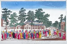 The Rotunda and Ranelagh House in Ranelagh Gardens, Chelsea, London, c1760. Artist: Anon