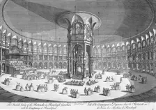 The Rotunda at Ranelagh Gardens, London, mid-18th century. Creator: Thomas Bowles
