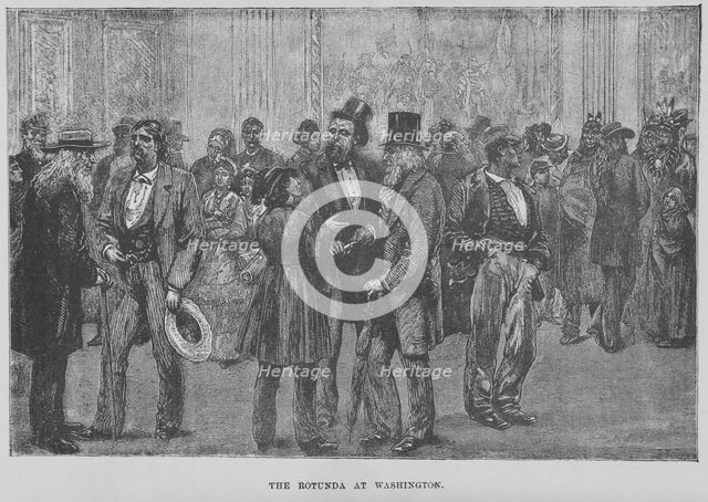 The Rotunda at Washington, 1882. Creator: Unknown.