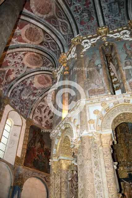The Round church in the Convent of the Knights of Christ, Tomar, Portugal, 2009. Creator: Samuel Magal.
