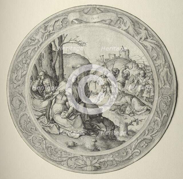 The Round Passion: Christ Carrying the Cross, 1509. Creator: Lucas van Leyden (Dutch, 1494-1533).