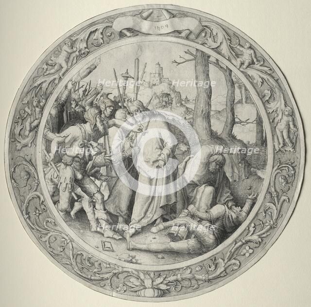 The Round Passion: The Betrayal of Christ, 1509. Creator: Lucas van Leyden (Dutch, 1494-1533).