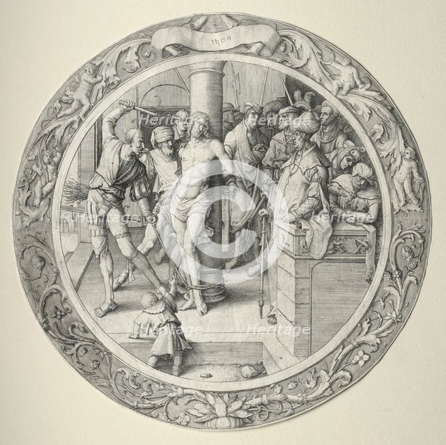 The Round Passion: The Flagellation, 1509. Creator: Lucas van Leyden (Dutch, 1494-1533).
