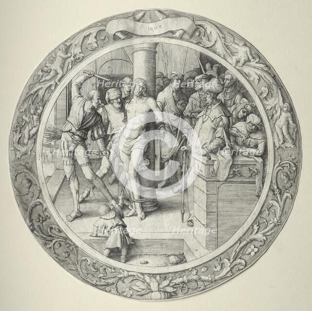 The Round Passion: The Flagellation, 1509. Creator: Lucas van Leyden (Dutch, 1494-1533).