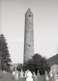 The Round Tower, Glendalough, County Wicklow, Ireland, c1955. Creator: Arthur Charles Kirby Ware