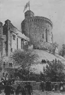 The Round Tower Windsor Castle 1887. Artist: Axel Herman Haig
