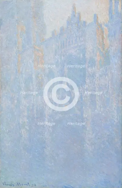 The Rouen Cathedral, the Portal, Morning Fog, 1894. Artist: Monet, Claude (1840-1926)