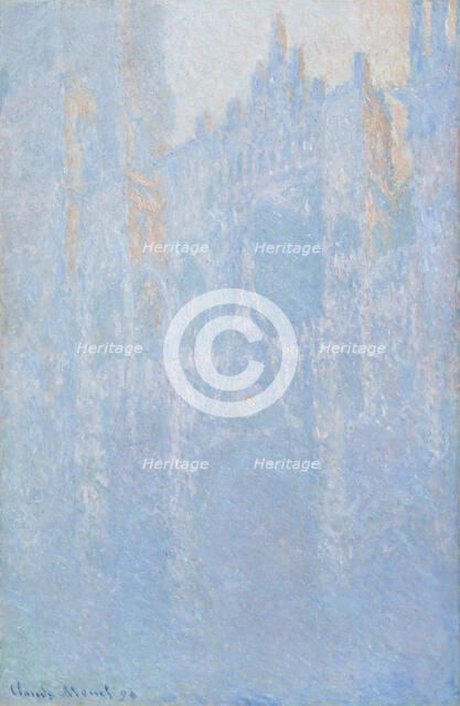 The Rouen Cathedral, the Portal, Morning Fog, 1894. Artist: Monet, Claude (1840-1926)