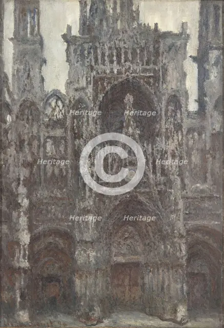 The Rouen Cathedral. The portal as seen from the front, 1892. Artist: Monet, Claude (1840-1926)