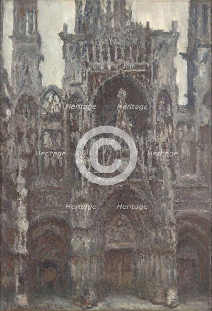 The Rouen Cathedral. The portal as seen from the front, 1892. Artist: Monet, Claude (1840-1926)