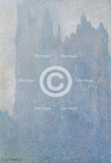 The Rouen Cathedral in fog, 1893. Artist: Monet, Claude (1840-1926)