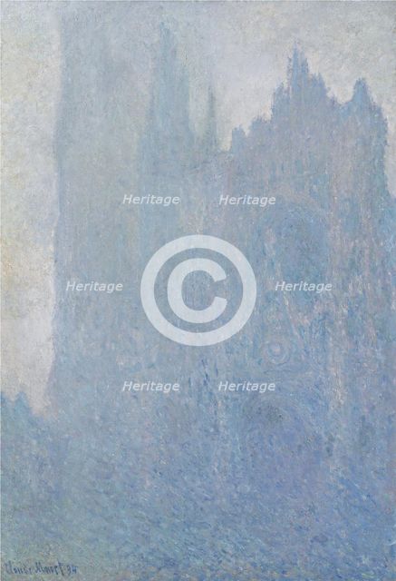 The Rouen Cathedral in fog, 1893. Artist: Monet, Claude (1840-1926)