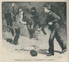 The Roughs Had Fled At The Appearance of Peterson 1892. Artist: Sidney E Paget